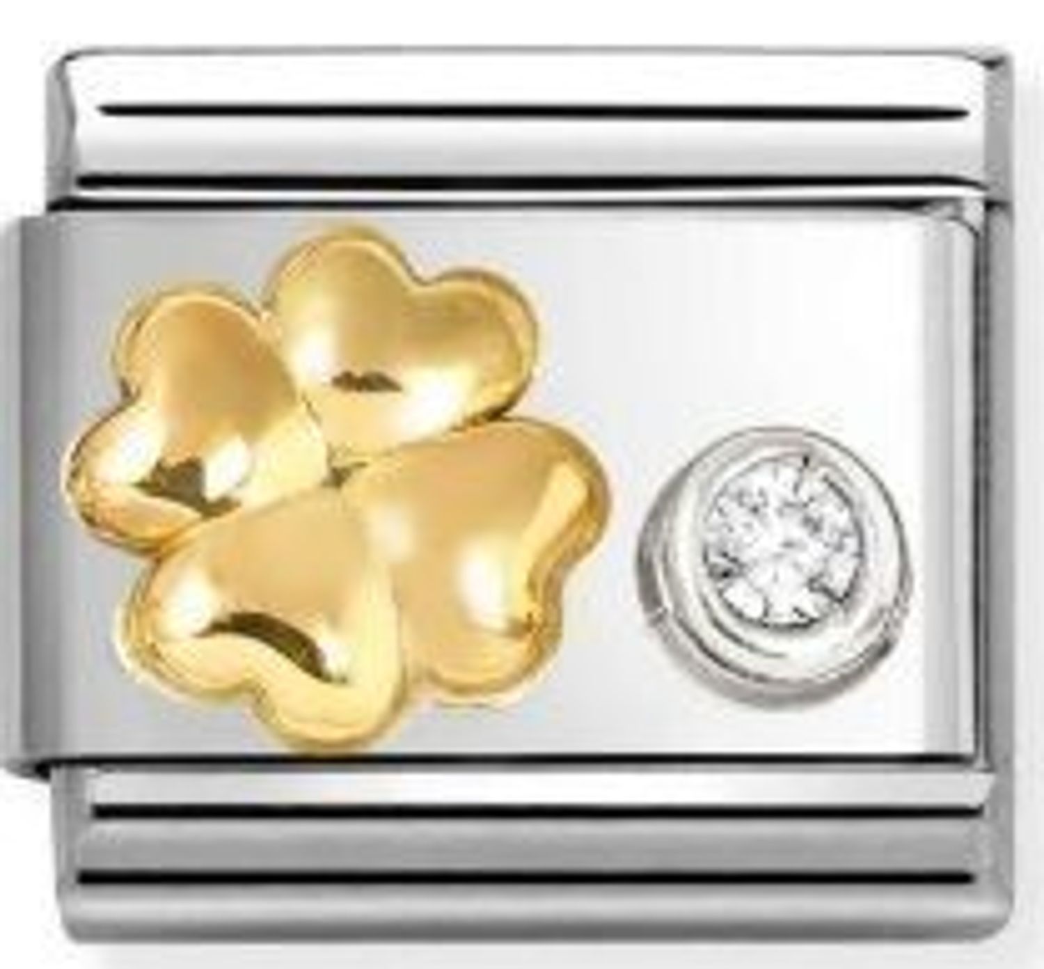 Nomination Link 18K zawieszka złoto Koniczynka 630301 03.jpg